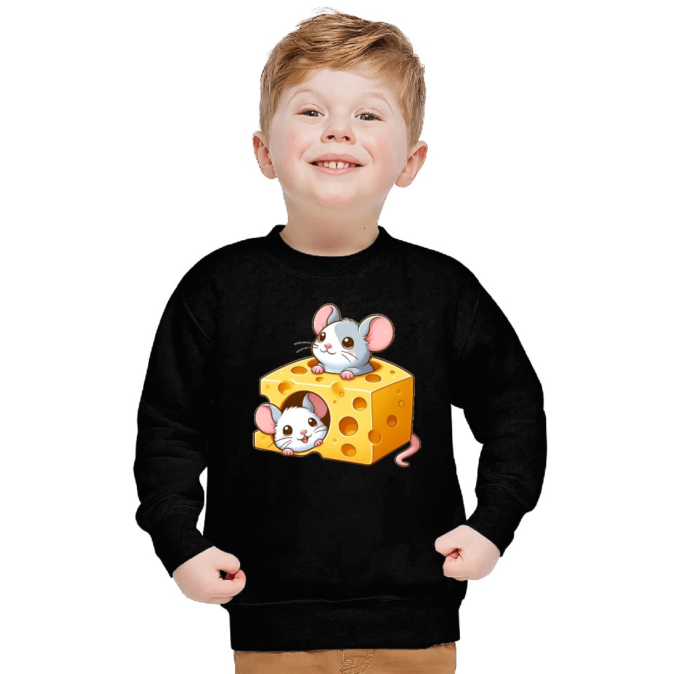 Cheese Dwelling Mice Sweatshirts