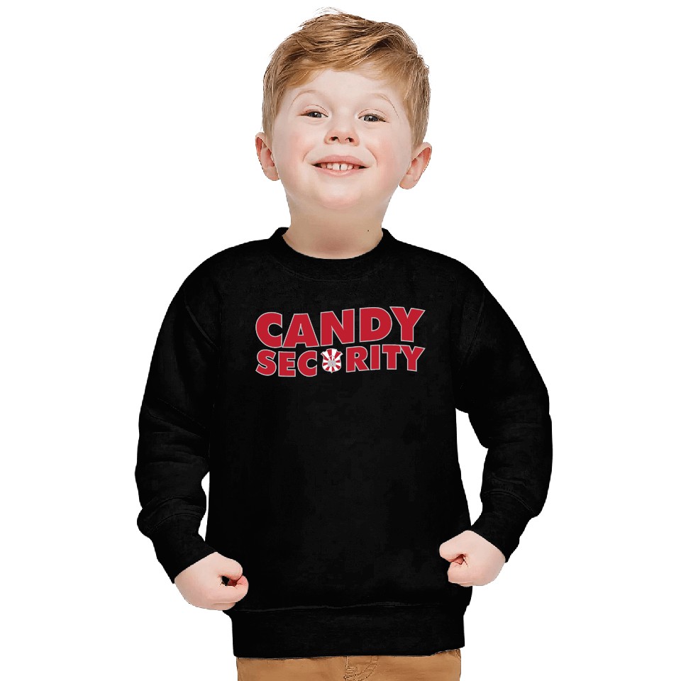 Candy Security Mom Dad Matching Birthday Costume Sweatshirts