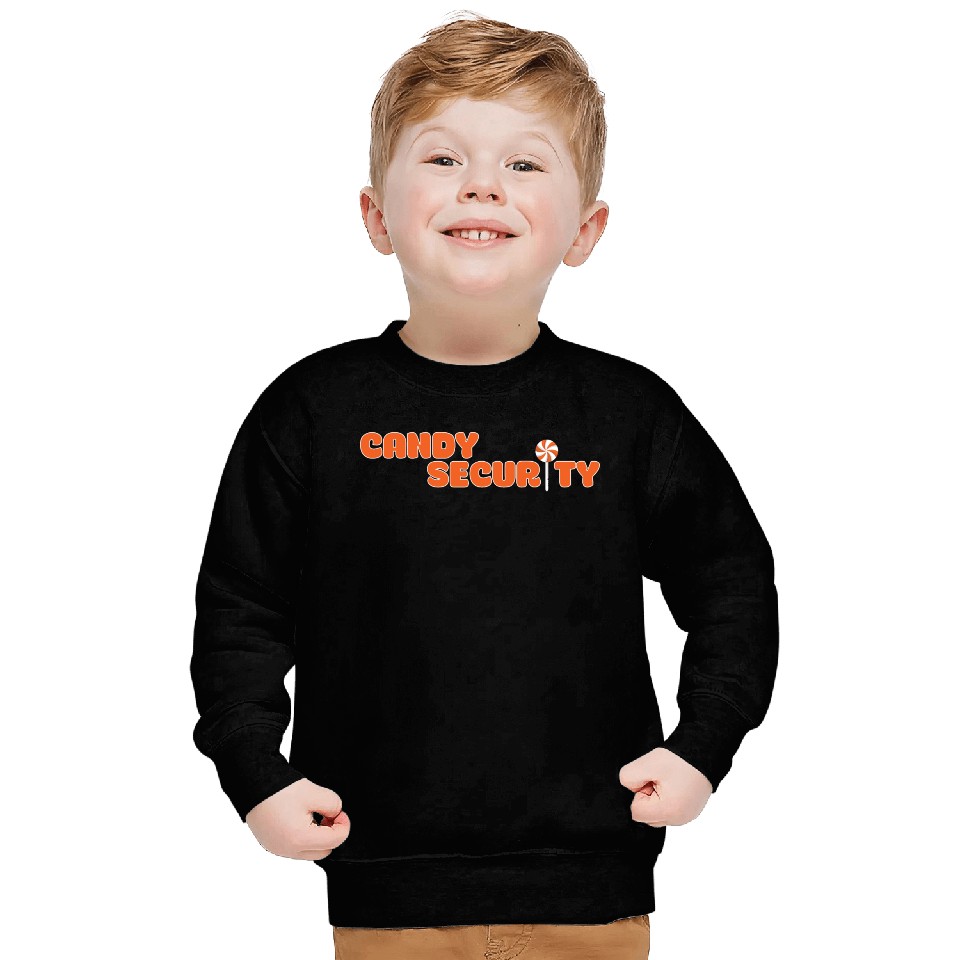 Candy Security Mom Dad Matching Birthday Costume Sweatshirts