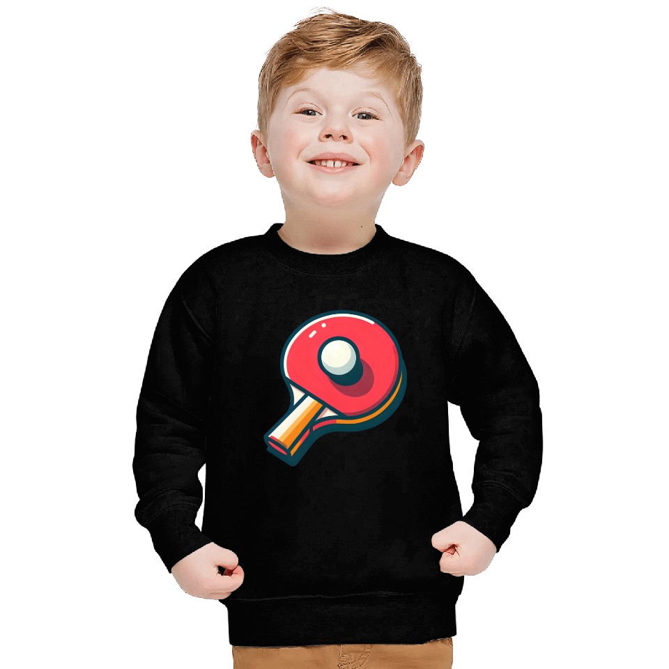 Ping Pong Paddle and Ball Sweatshirts