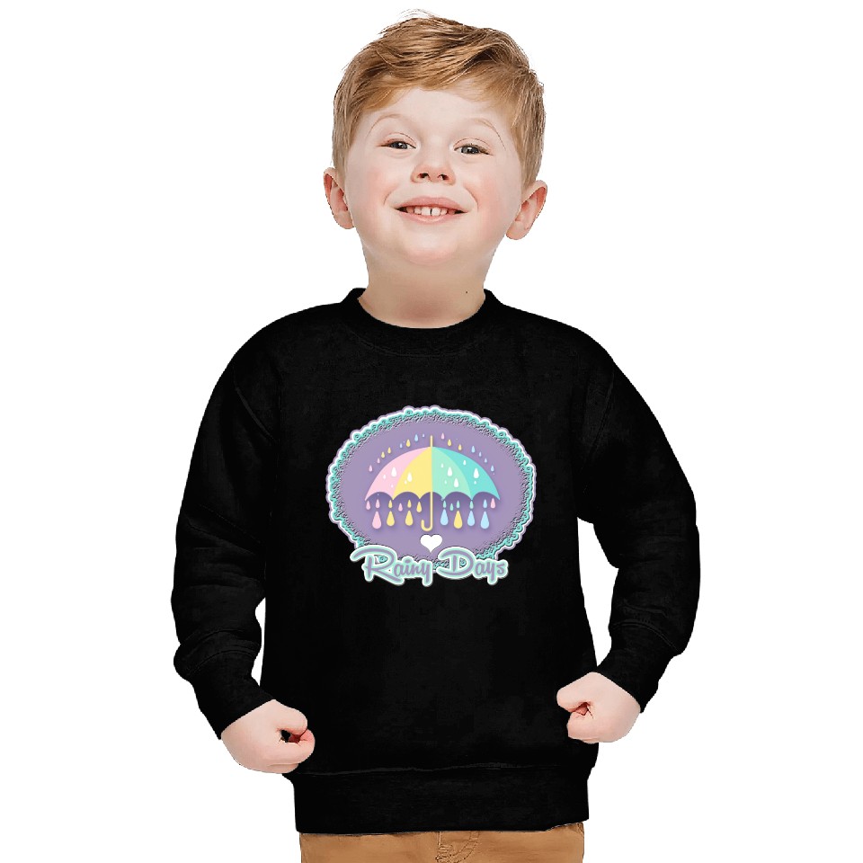 Novelty Rainy Days Sweatshirts
