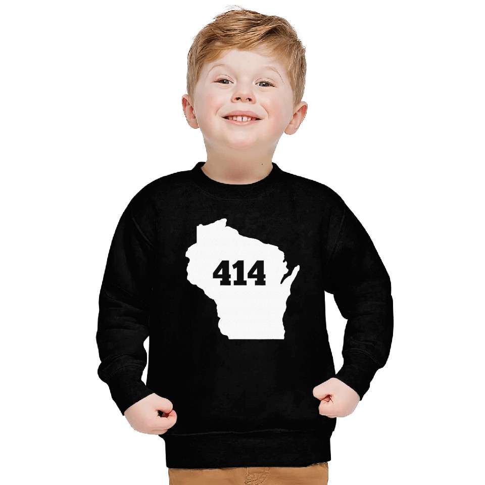 Wisconsin 414 Area Code Sweatshirts