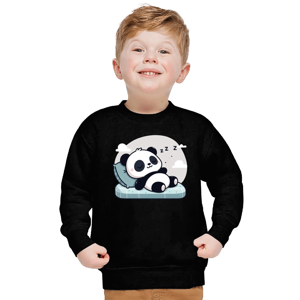 Sleeping baby panda Sweatshirts