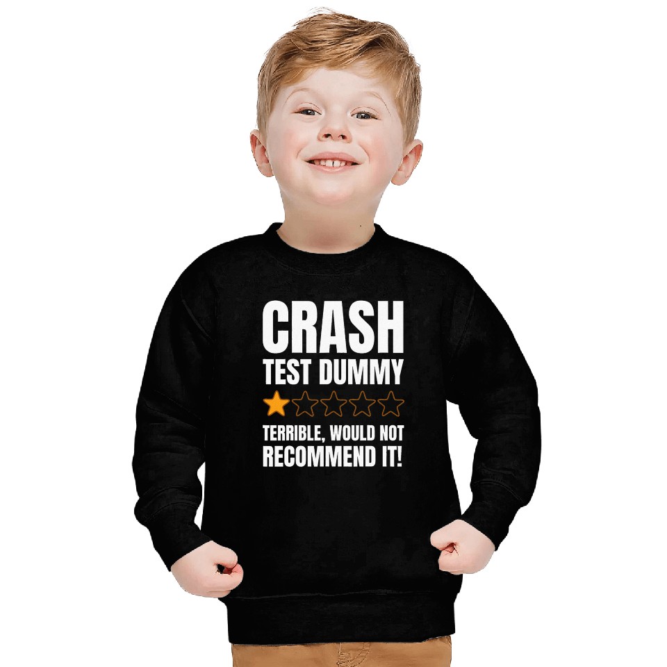 Broken Bone Injury Gifts Crash Test Dummy Sweatshirts