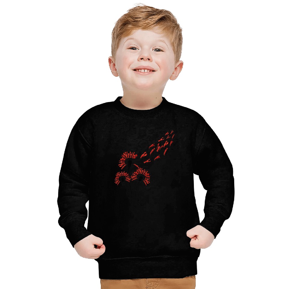 Flower Dandelion Lobsters Sweatshirts for Lobster Lover