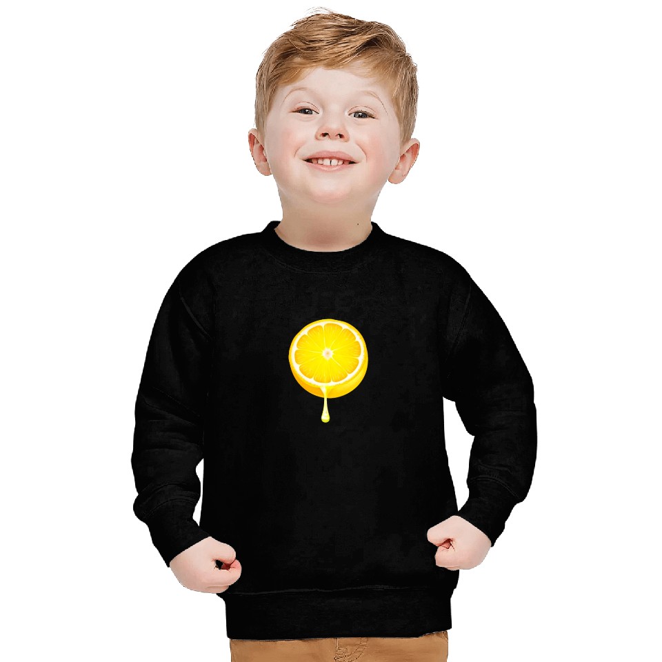 Citrus - Fruits - Orange - Lime - Grapefruit - Lem Sweatshirts