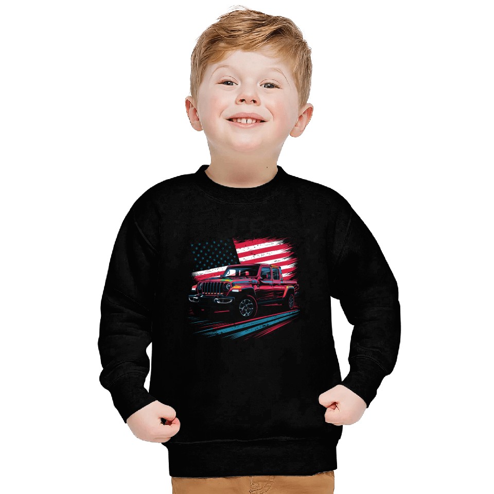 Jeep Gladiator JT US Flag Sweatshirts