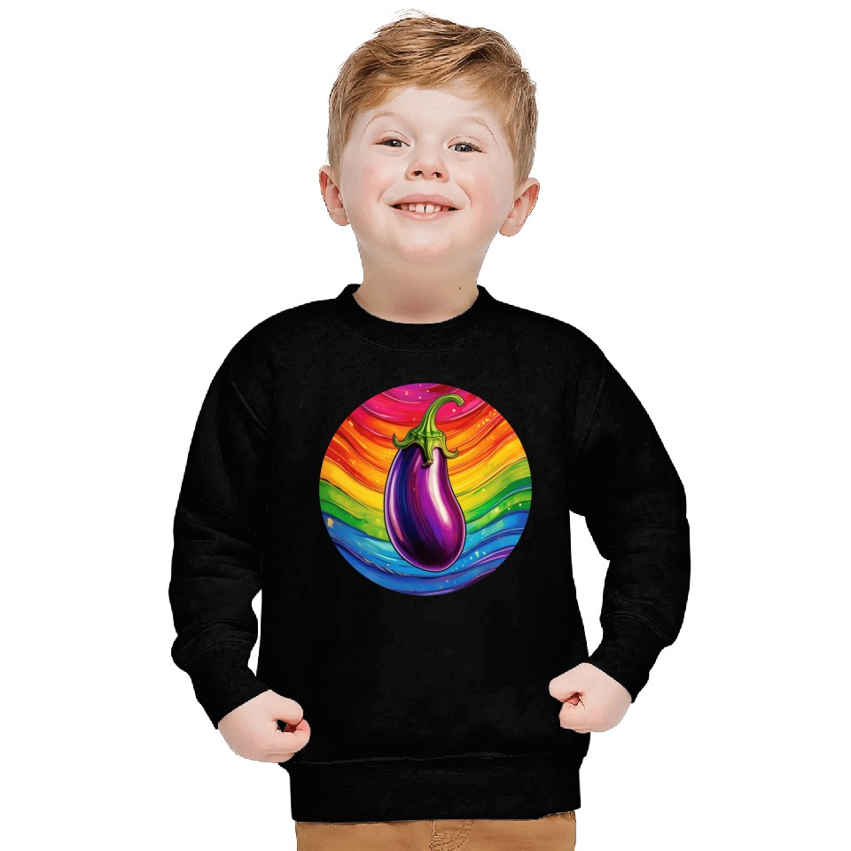LGBTQ Eggplant Sweatshirts