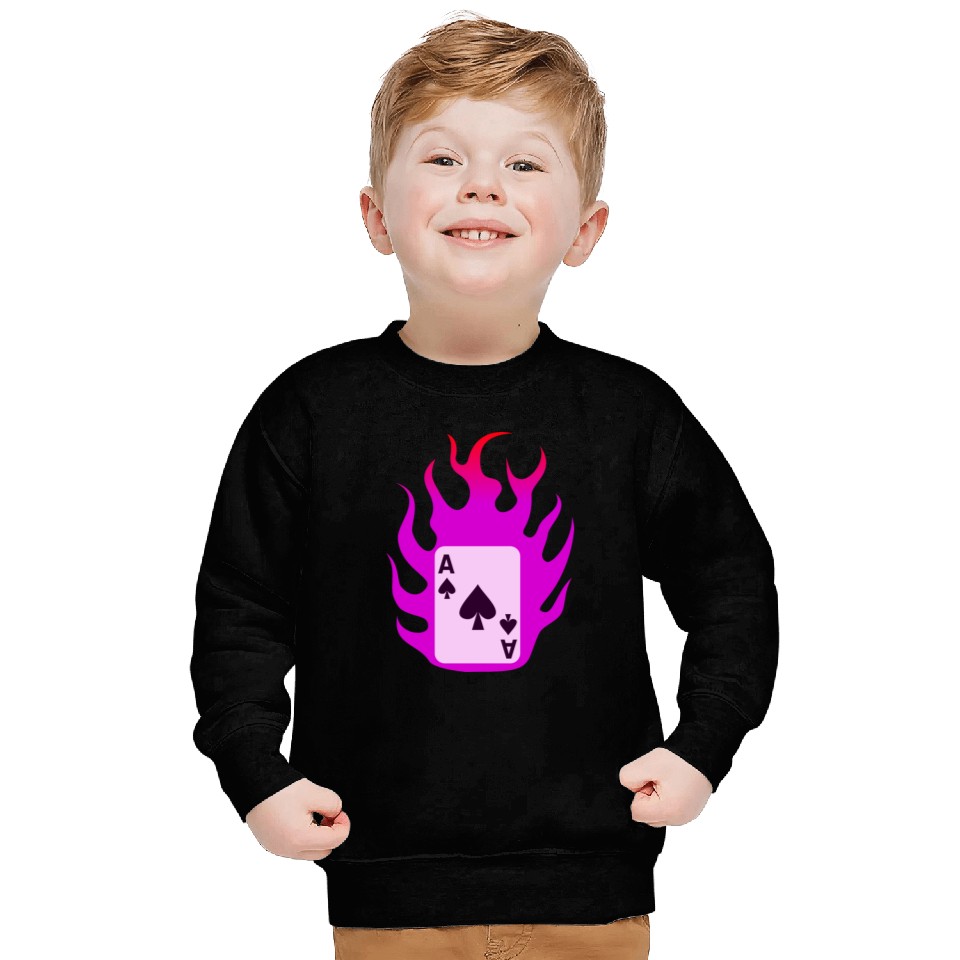 Flaming Card - X-men Sweatshirts