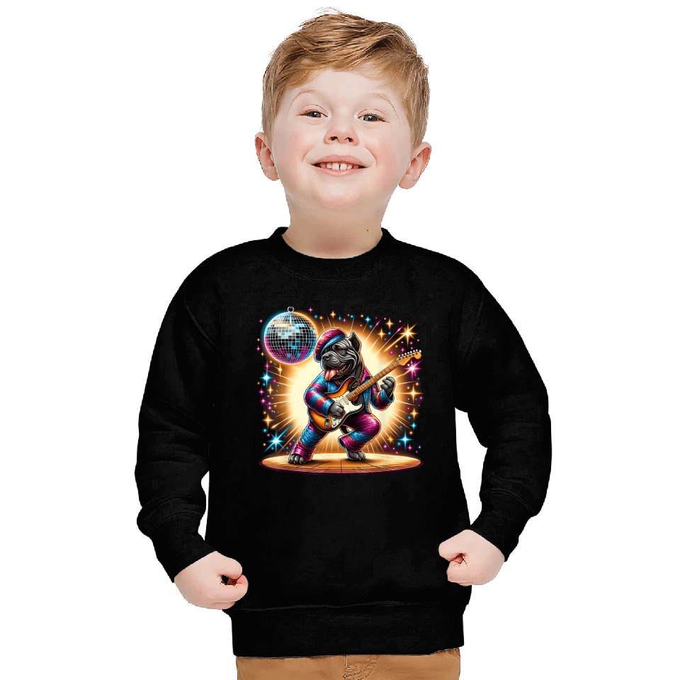 Disco Cane Corso dog Sweatshirts