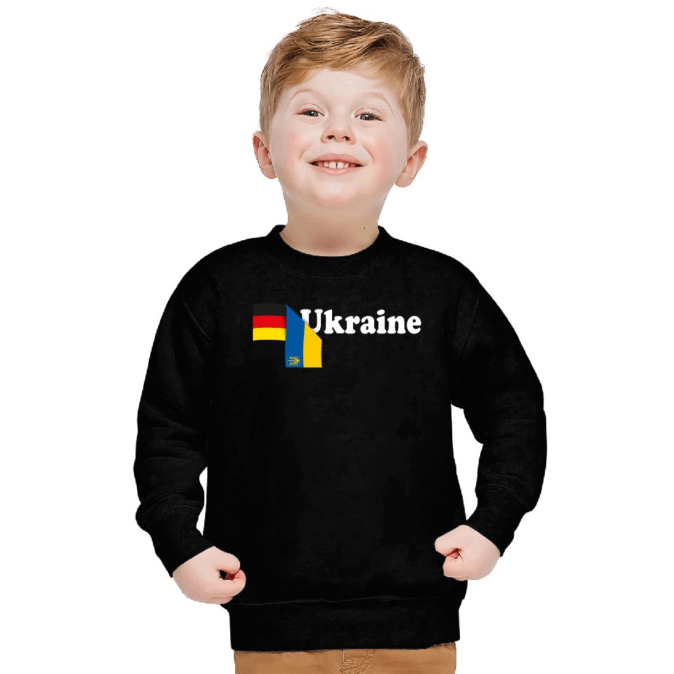 Germany Ukraine Tryzub Flag Sweatshirts