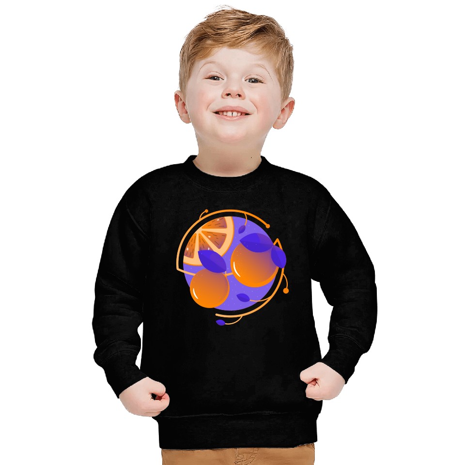 Orange Fruit Sweatshirts