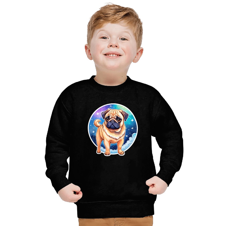 Pug Watercolor Sweatshirts
