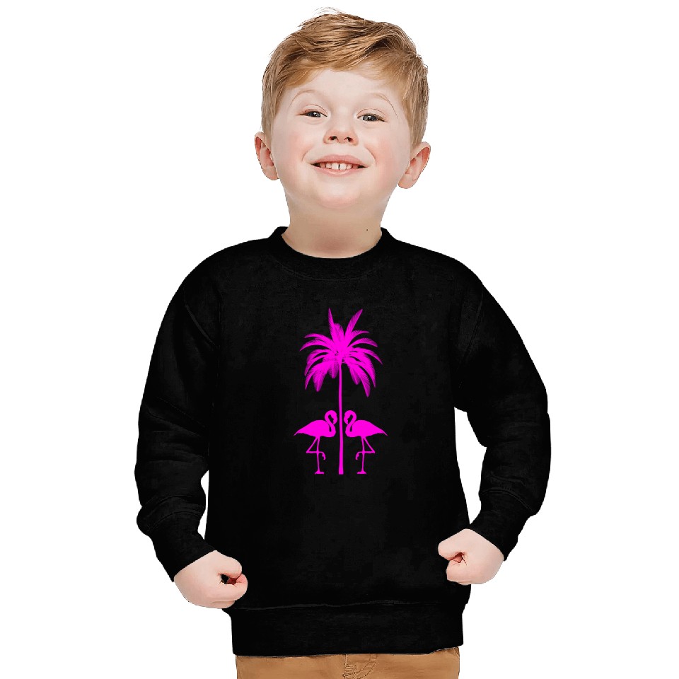 PINK FLAMINGO NATURE Sweatshirts