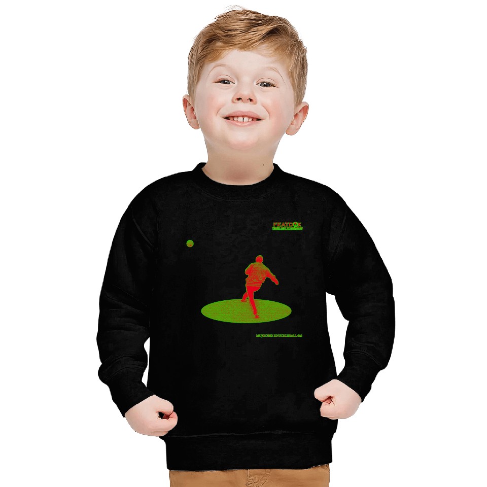 Black Light Green Knuckleball 18 Sweatshirts