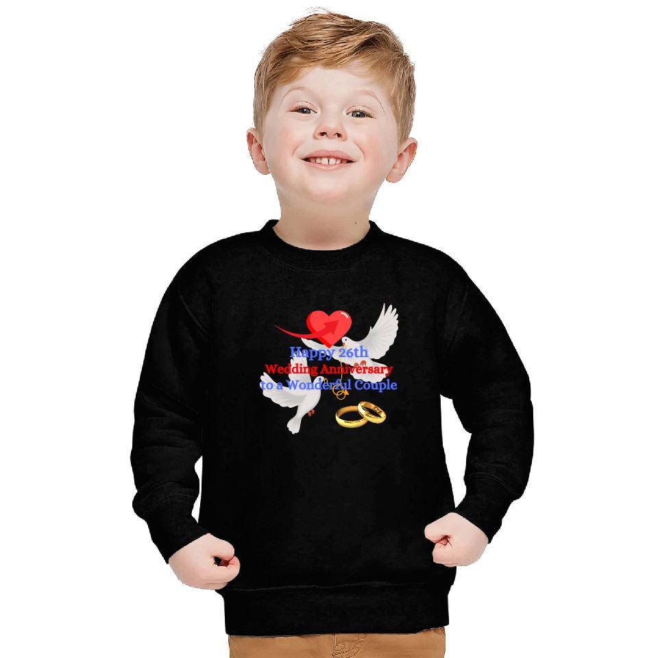 wedding Anniversary 26th Sweatshirts