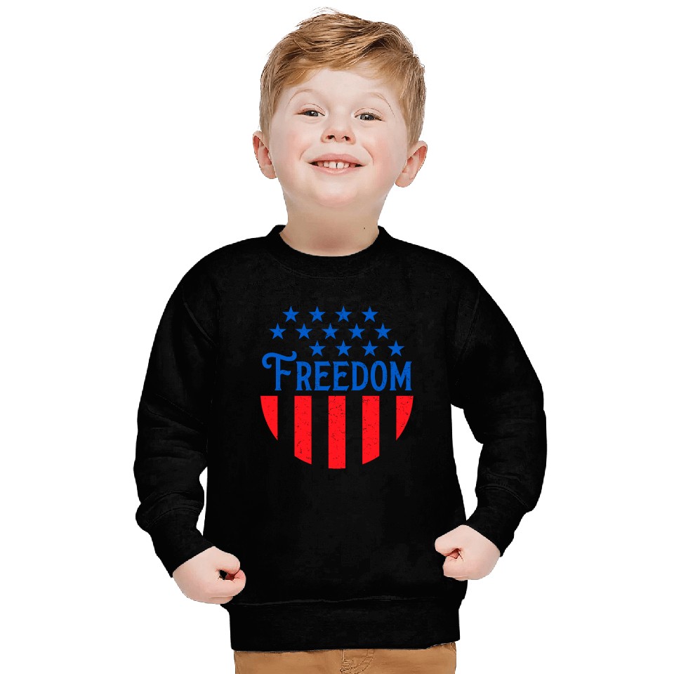 Patriotic Freedom Stars and Stripes Sweatshirts