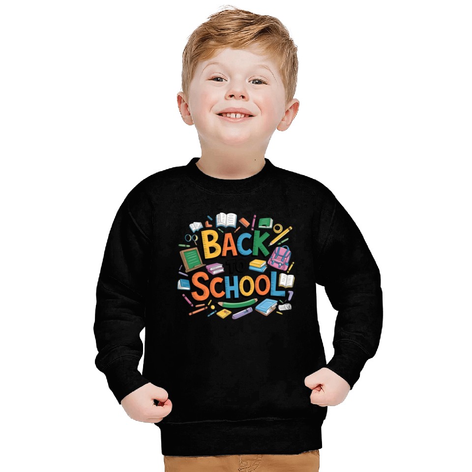 back to school on kids Sweatshirts