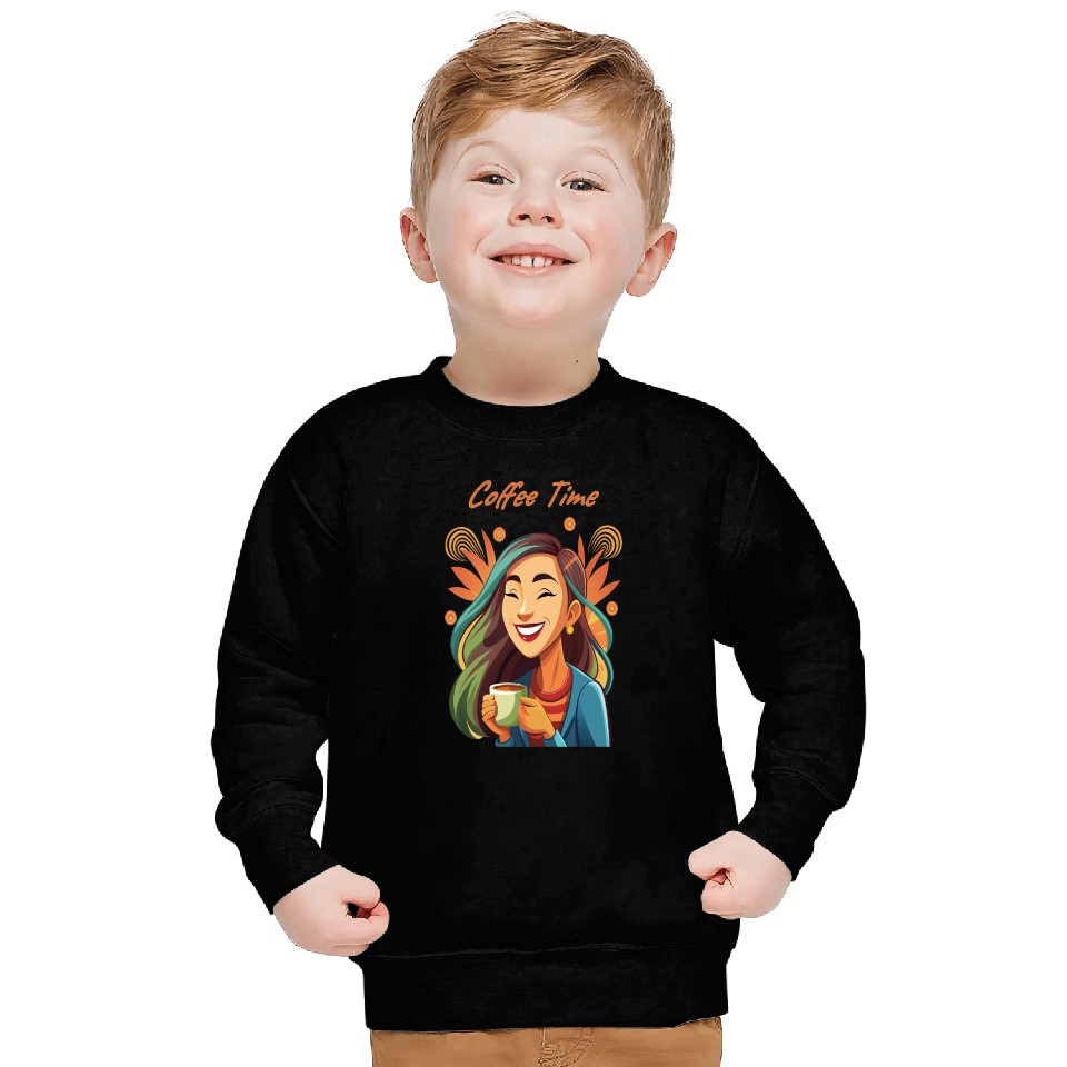 Coffee Time Bliss Sweatshirts