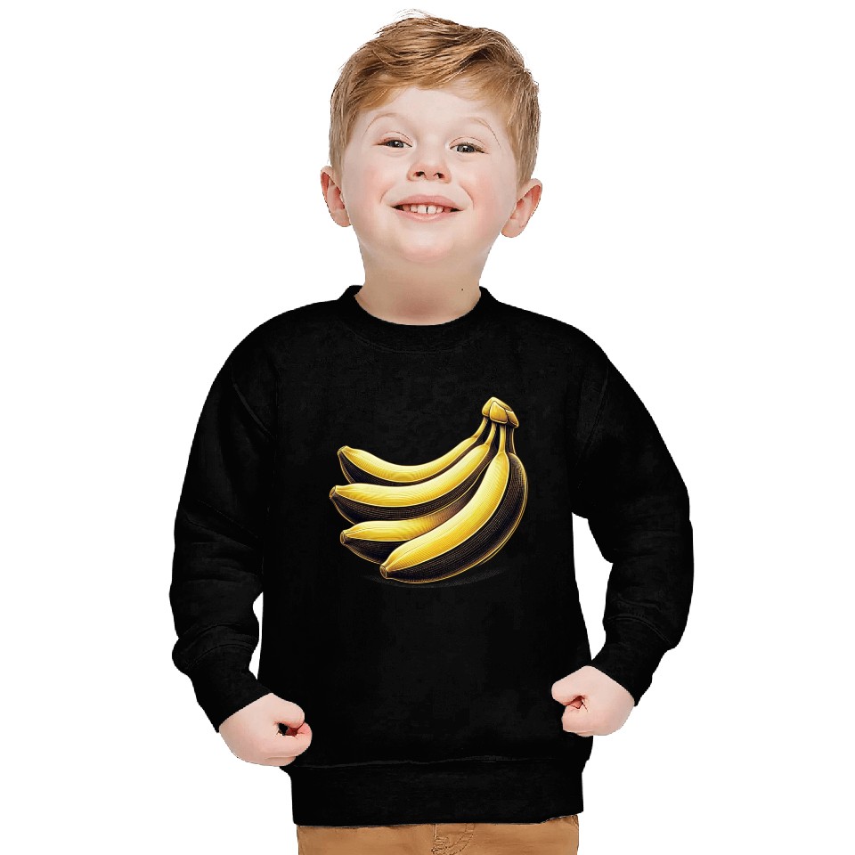 Banana food art bananas design 2 Sweatshirts