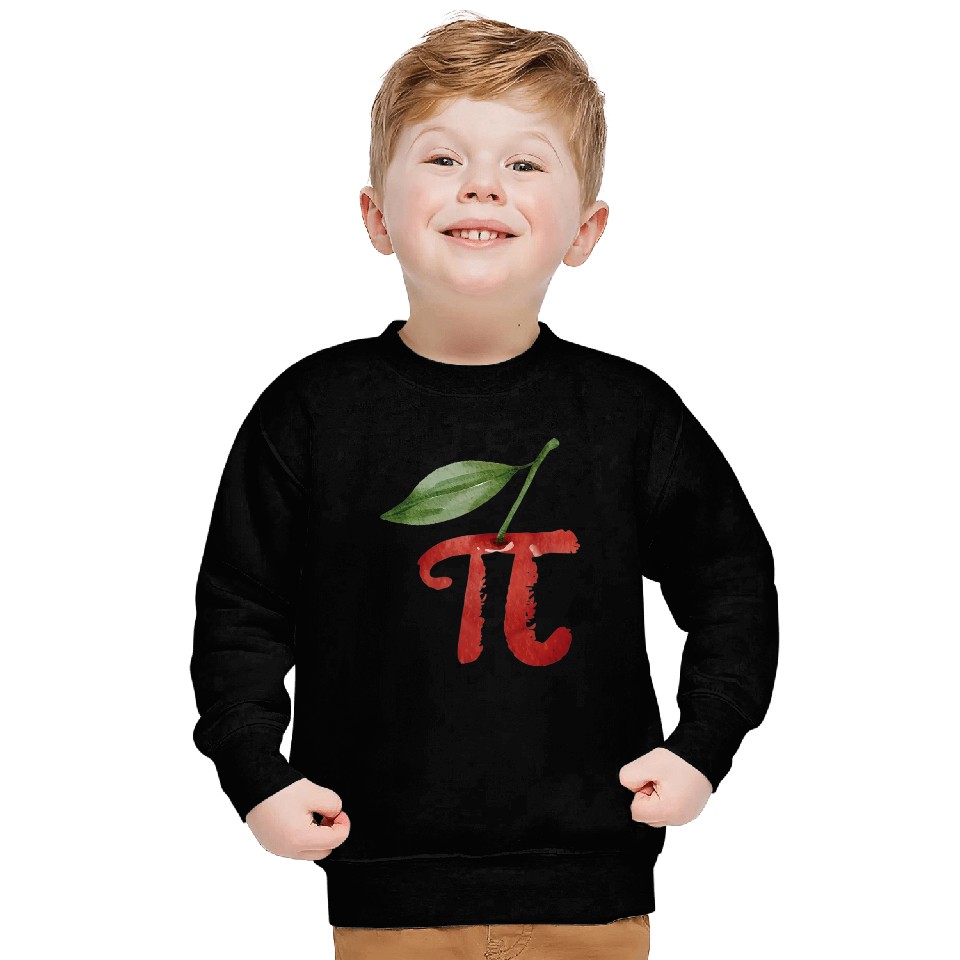 Cherry Pi Day Funny Pie Cherries 3.14 Science Sweatshirts
