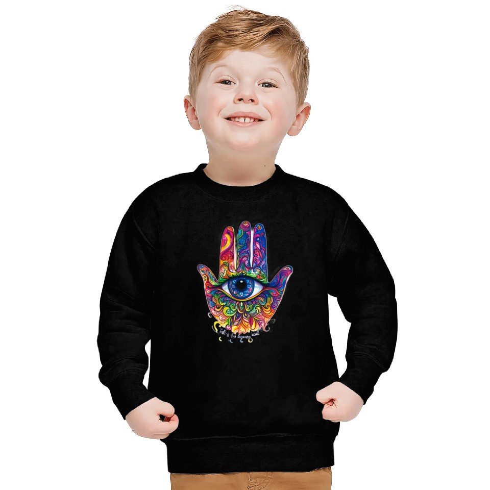 Talk to the hamsa hand Sweatshirts
