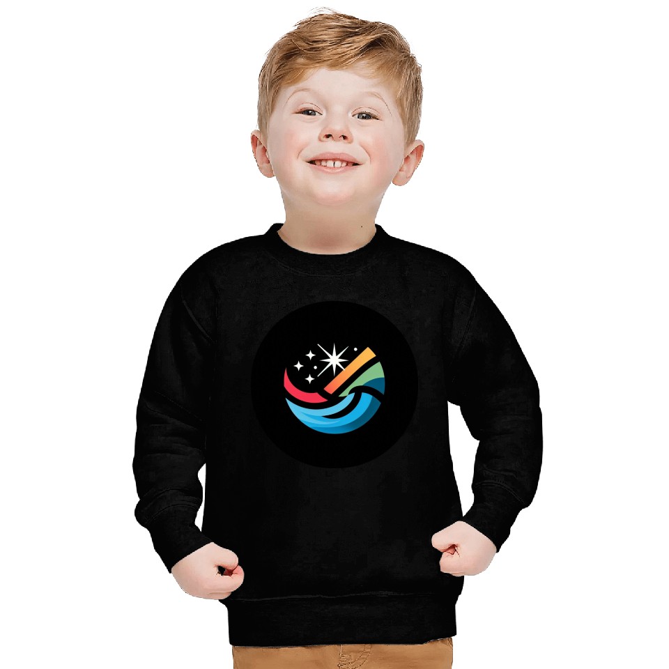 Land and sky with stars Sweatshirts