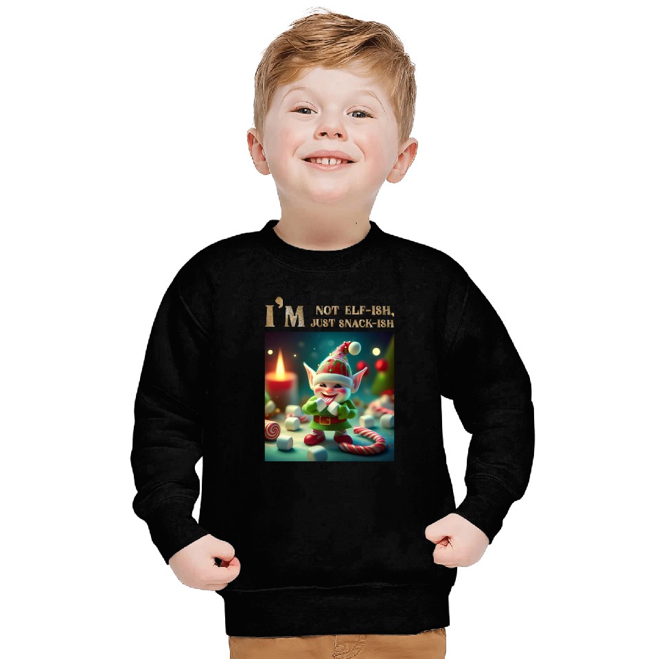 Snack-ish Elf Sweatshirts