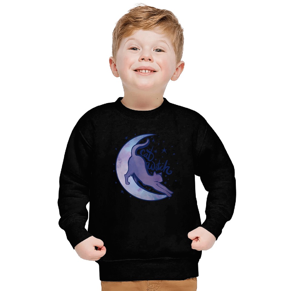 Cat Witch Sweatshirts