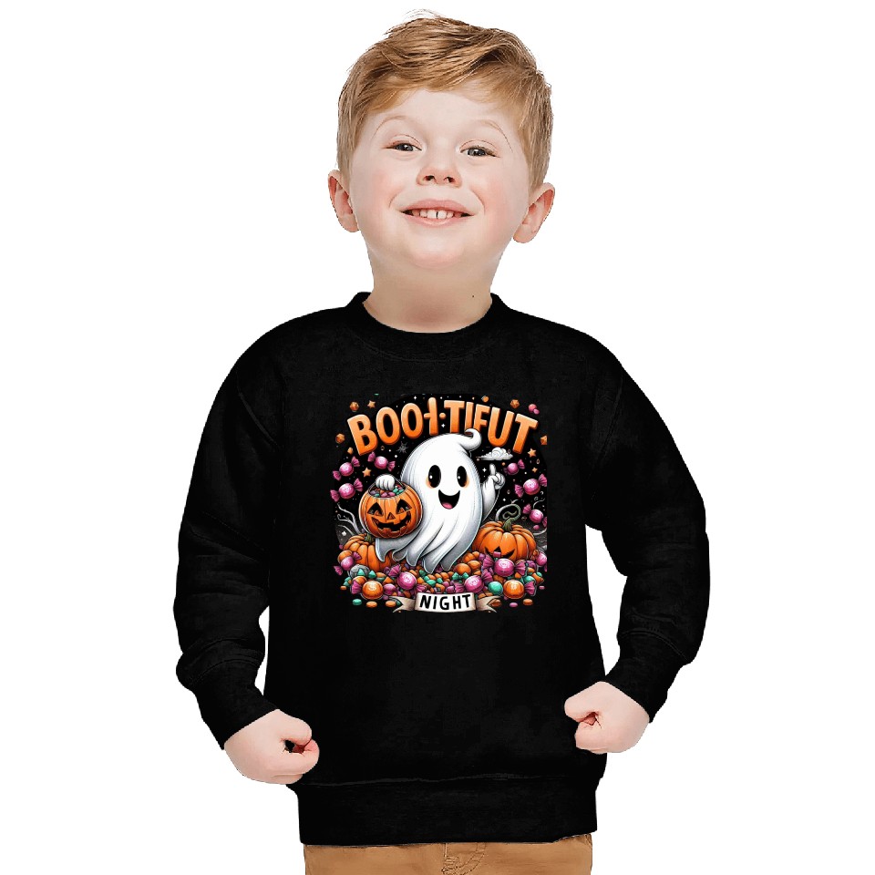 Boo-tiful Night Candy Ghost Sweatshirts