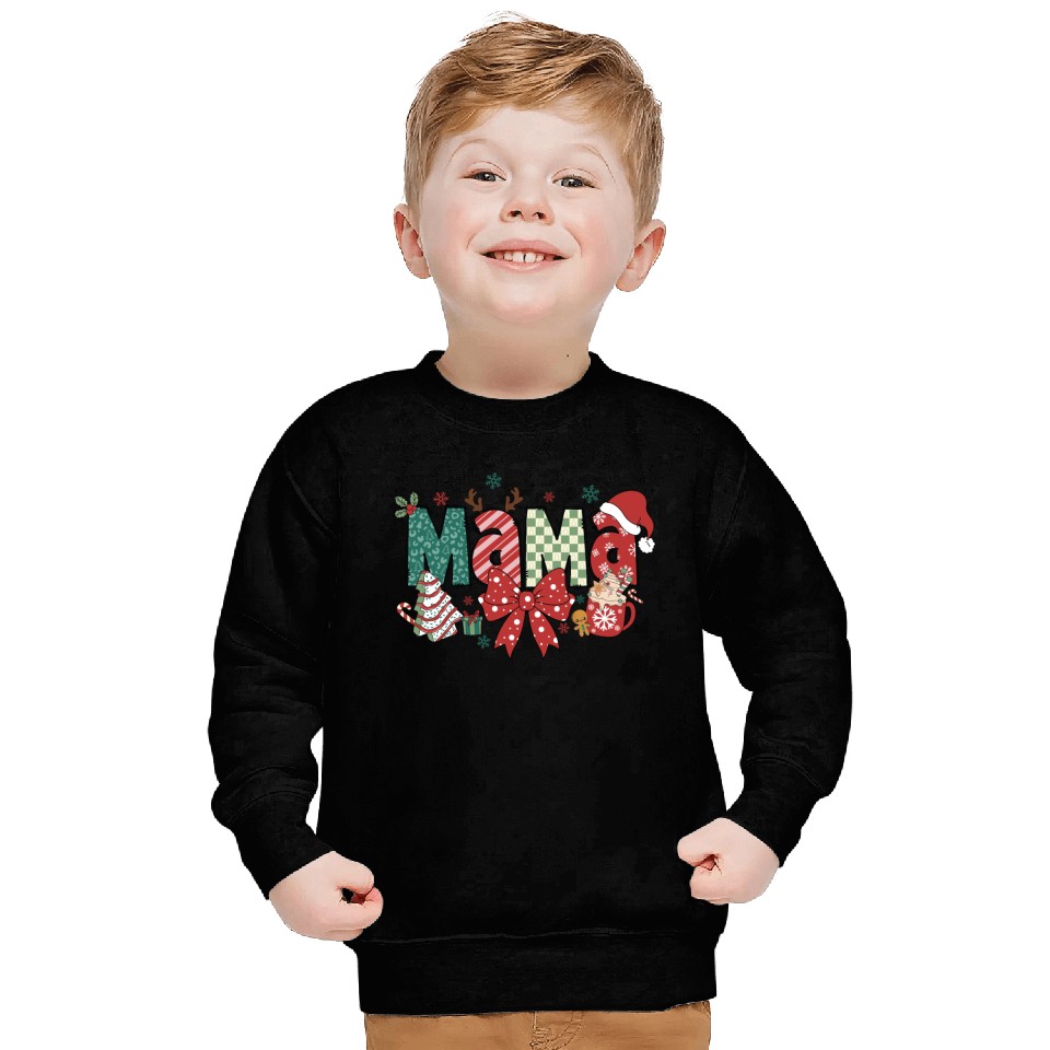 MAMA Christmas, Christmas Retro Sweatshirts
