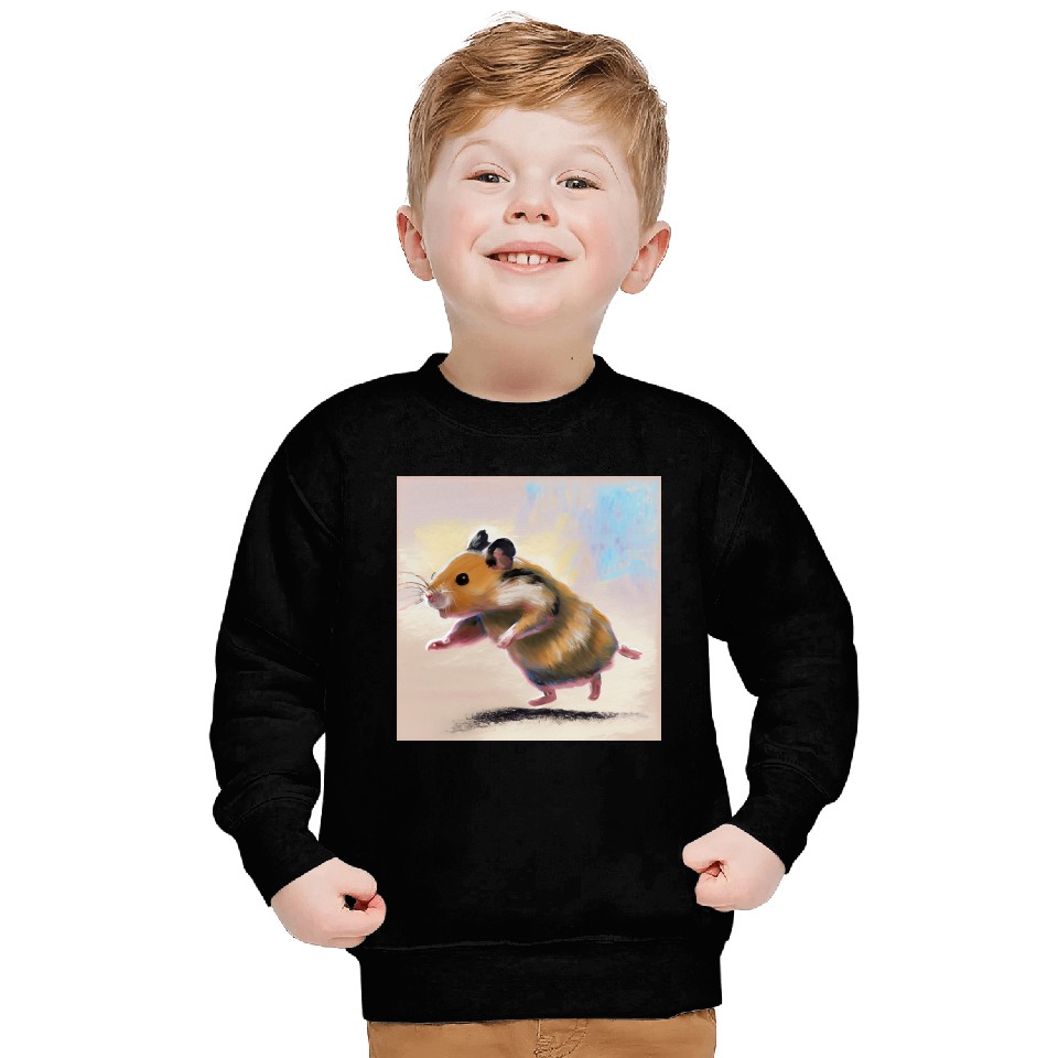 Running away hamster Sweatshirts
