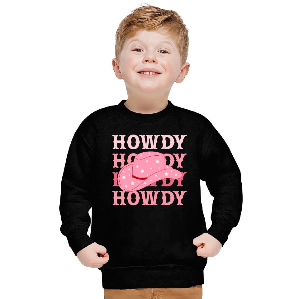 Howdy Cowboy Star Hat Sweatshirts