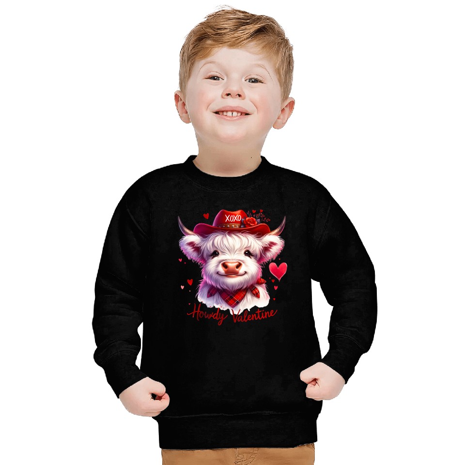 Howdy Valentine, Valentines Day Sweatshirts