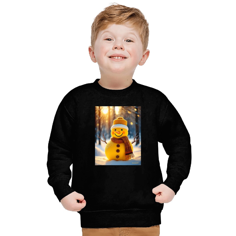 Yellow Snowman Sweatshirts