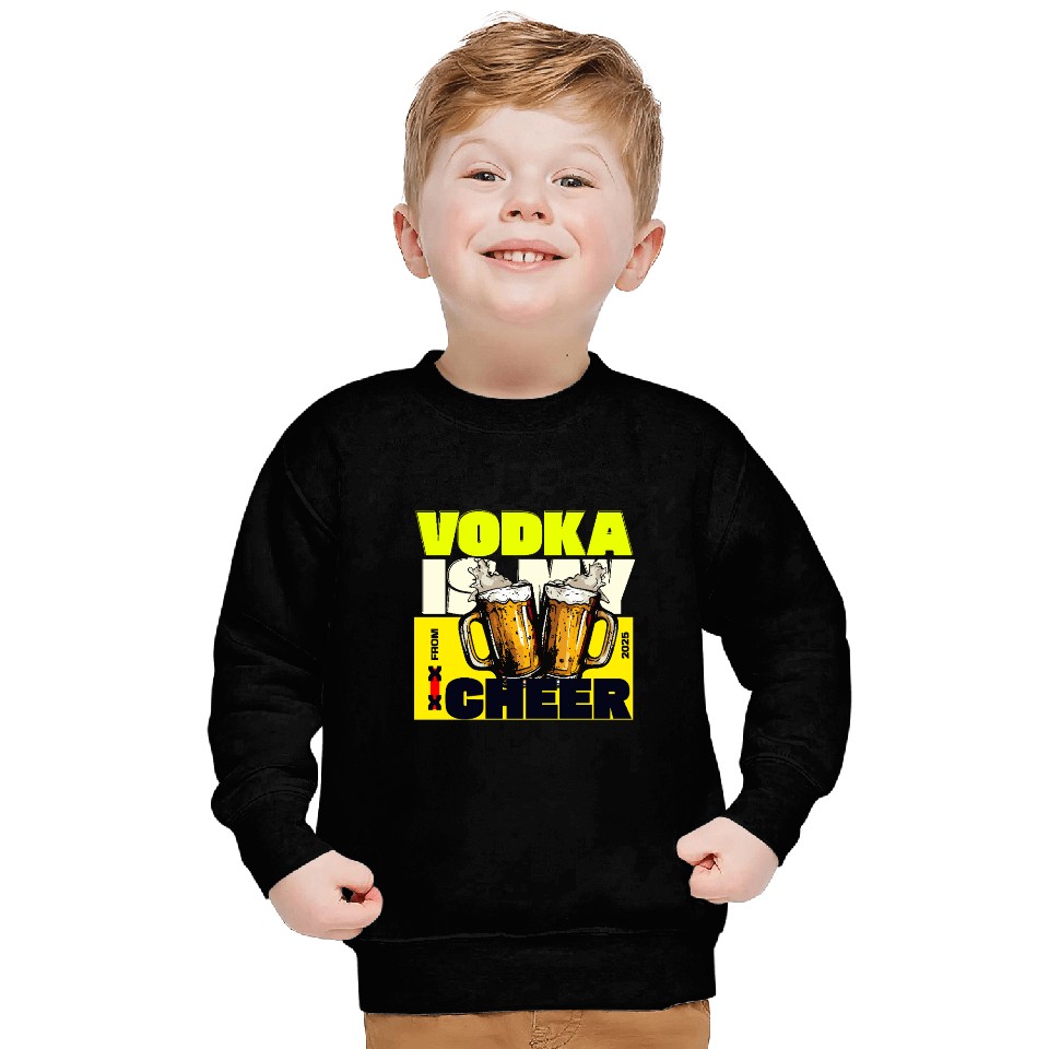 v is for vodka valentines CHEERS XX Sweatshirts