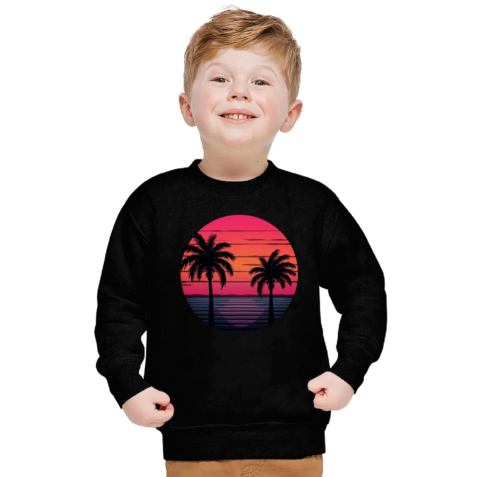 Tropical Sunset Serenity Sweatshirts