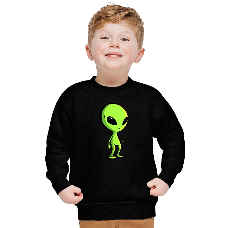 Green Alien Sweatshirts