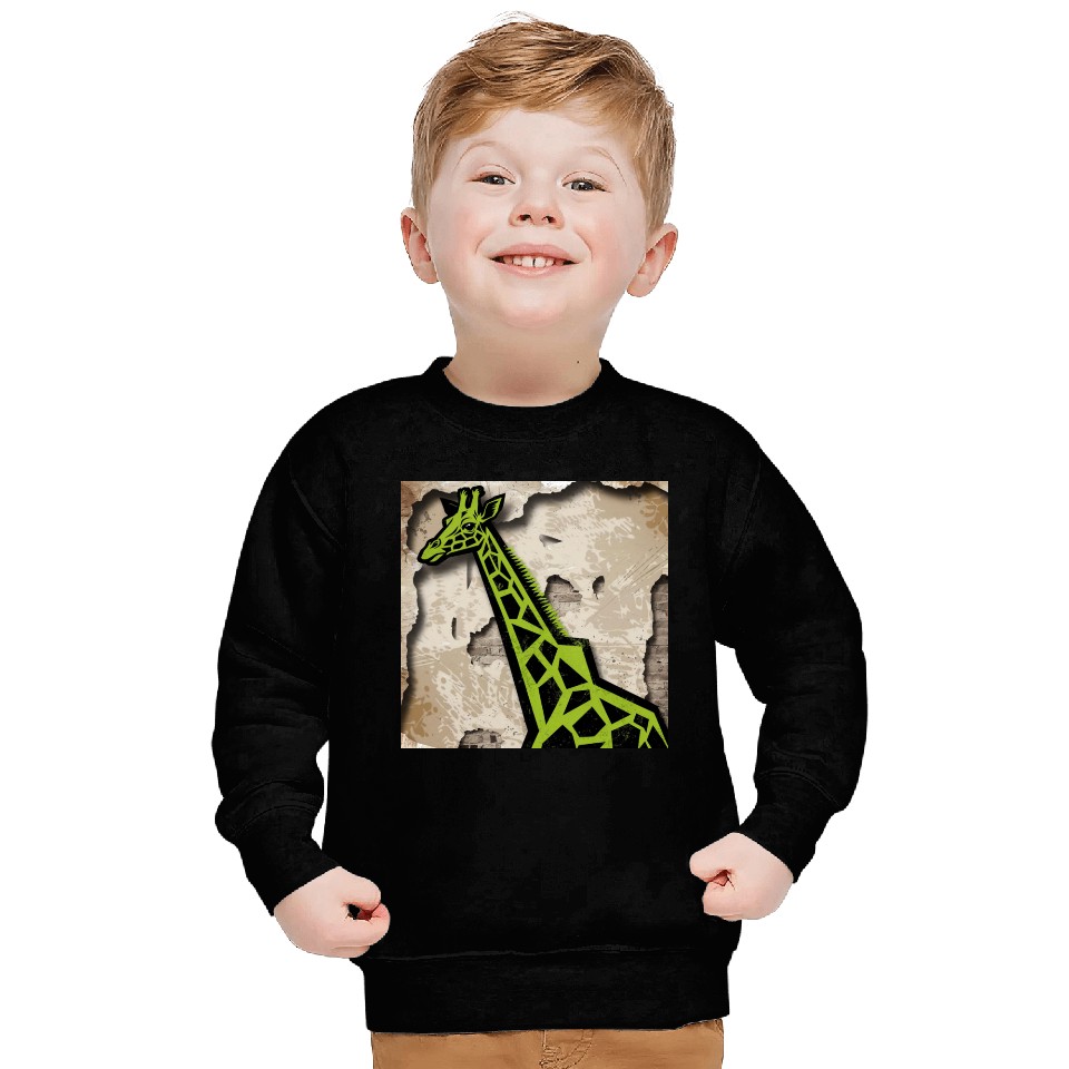 Stylized giraffe Sweatshirts