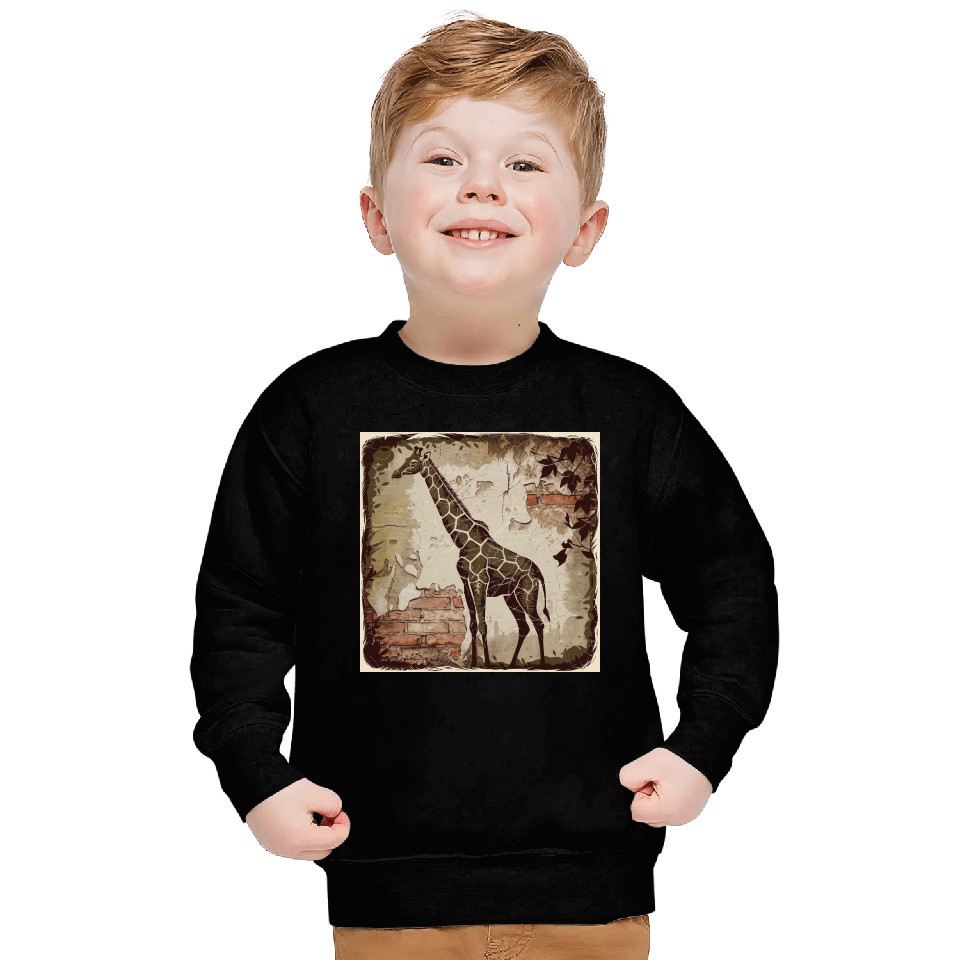 Stylized giraffe Sweatshirts
