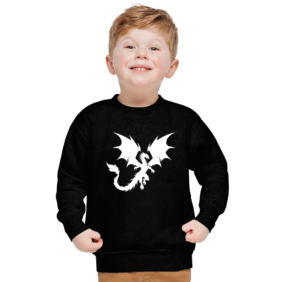 Large Flying Dragon With Huge Wings Sweatshirts