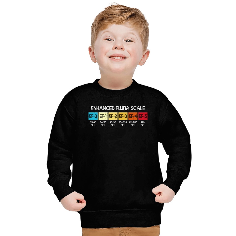 Enhanced fujita scale for storm chaser chasing Sweatshirts