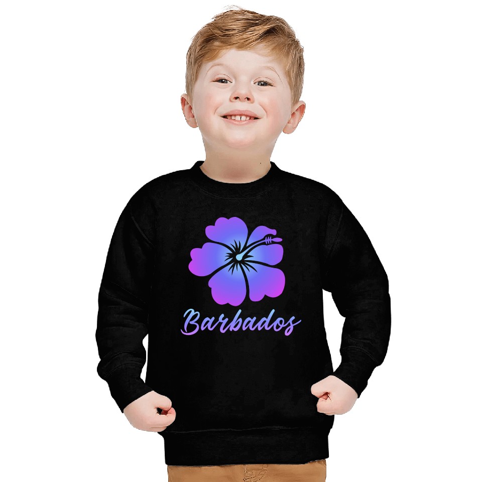 Barbados Hibiscus Sweatshirts