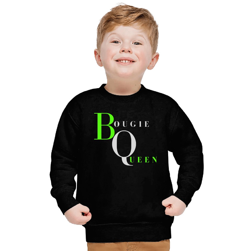 Bougie Queen Lime& Gray Sweatshirts