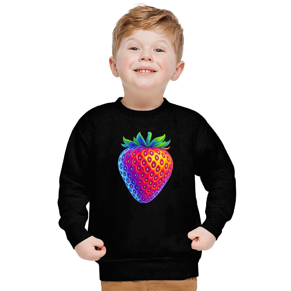Neon strawberry Sweatshirts
