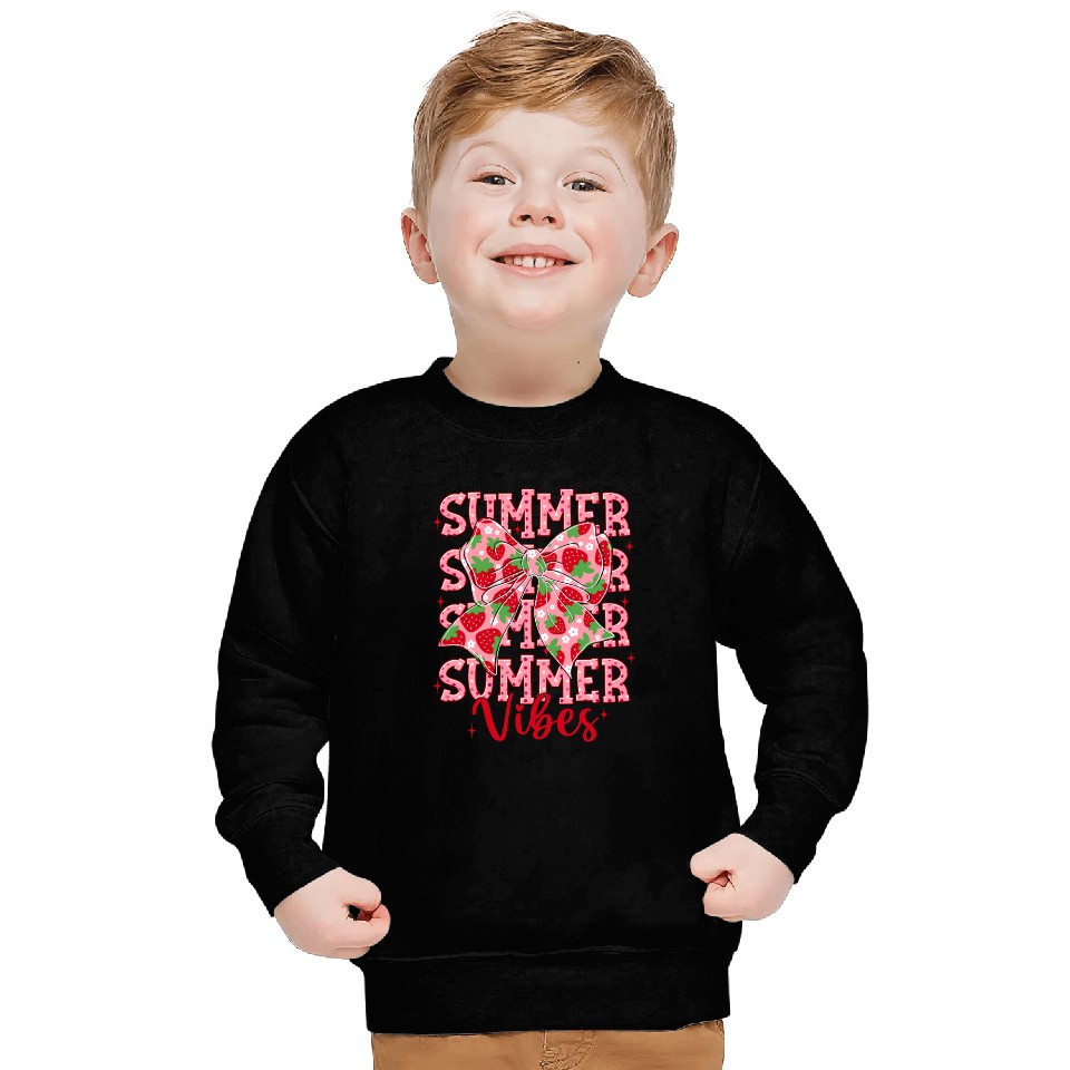 Strawberry Summer Vibes Sweatshirts