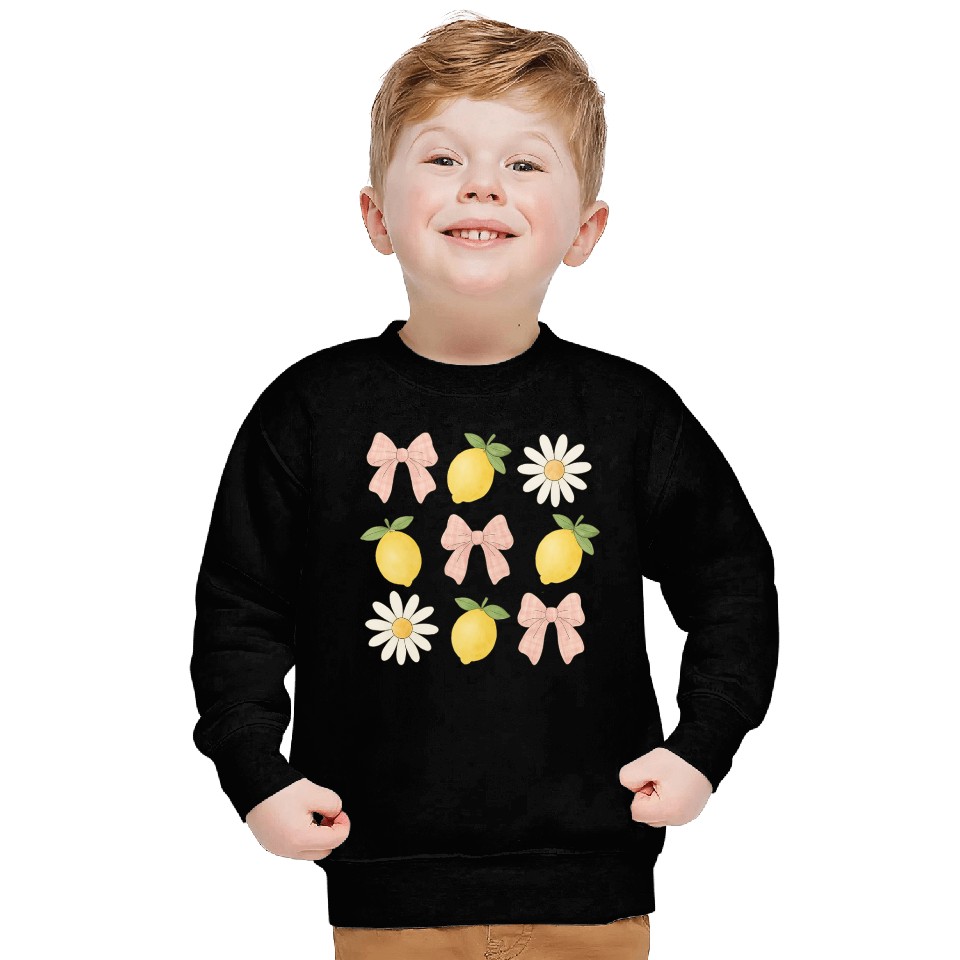 Lemon Bow Summer Vacation Sweatshirts
