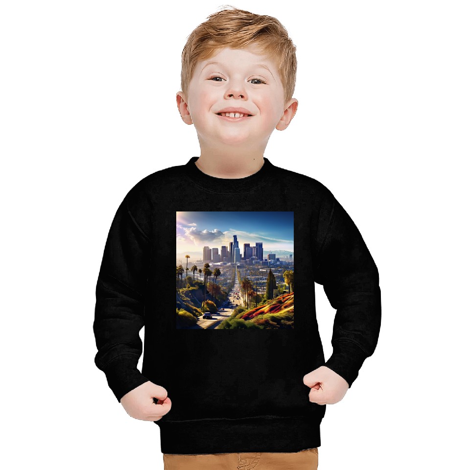 los angeles city. Sweatshirts