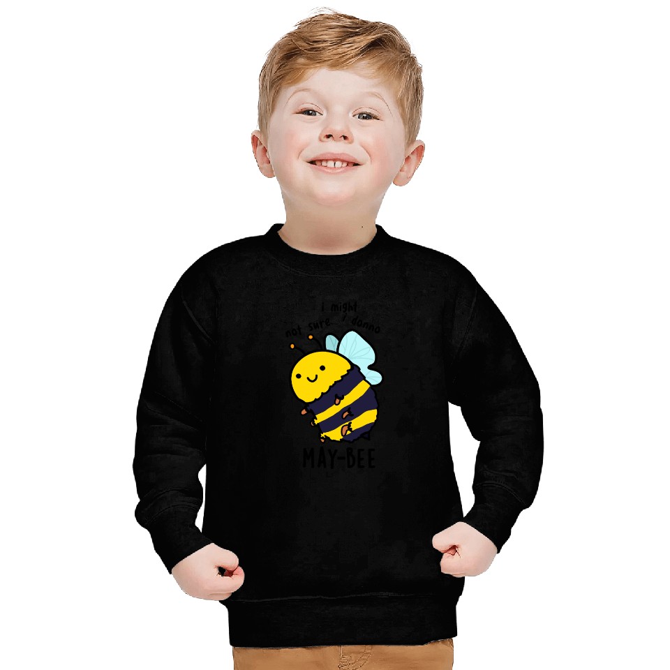 May-bee Funny Insect Bee Pun Sweatshirts