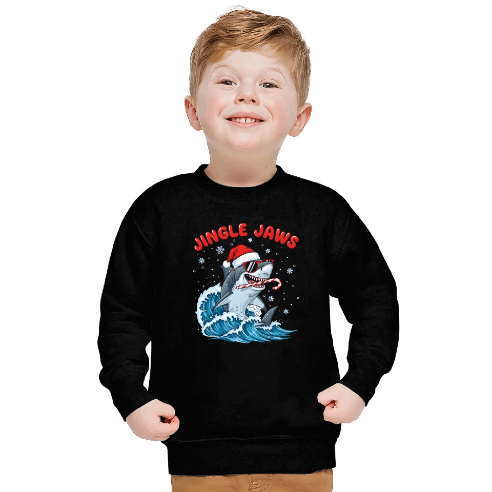 Jingle Jaws – Christmas Holiday with Bite Design Sweatshirts